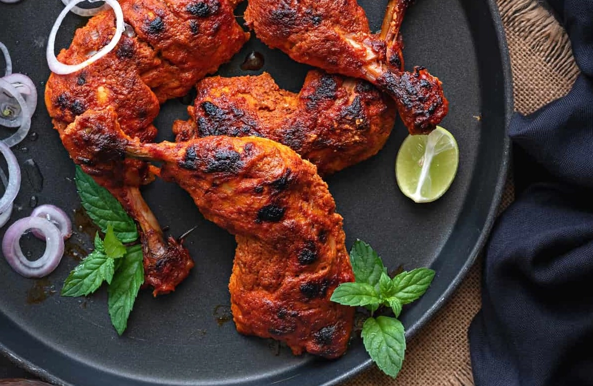 Delicious tandoori chicken in Richmond, BC